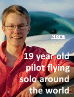 A 19-year-old American is attempting to become the youngest person ever to fly around the world solo. 